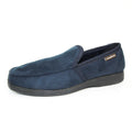 Navy - Close up - Goodyear Mens Eden Slippers