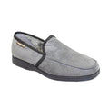 Grey - Front - Goodyear Mens Eden Slippers