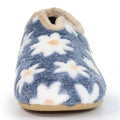 Blue - Close up - Lunar Womens-Ladies Daisy Slippers