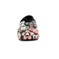 Black-Red-White - Pack Shot - Lunar Womens-Ladies Hippy Flower Slippers