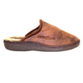 Brown - Back - Goodyear Mens Glen Slippers