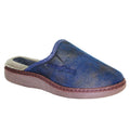 Blue - Front - Goodyear Mens Glen Slippers