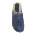 Blue - Side - Goodyear Mens Glen Slippers