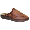 Brown - Front - Goodyear Mens Glen Slippers