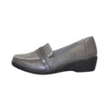Grey - Side - Lunar Womens-Ladies Esther Casual Shoes