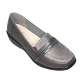 Grey - Close up - Lunar Womens-Ladies Esther Casual Shoes