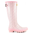 Pink - Side - Laurence Llewelyn-Bowen Womens-Ladies Public Anemone Wellington Boots