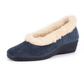 Blue - Close up - Lunar Womens-Ladies Glynis Slippers