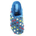 Mid Blue - Side - Lunar Womens-Ladies Montreal Slippers