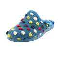 Mid Blue - Close up - Lunar Womens-Ladies Montreal Slippers