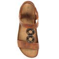 Tan - Side - Lunar Womens-Ladies Barwell Sandals