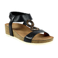 Black - Front - Lunar Womens-Ladies Barwell Sandals