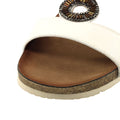 White - Pack Shot - Lunar Womens-Ladies Barwell Sandals