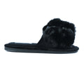 Black - Side - Lunar Womens-Ladies Octavia Slippers