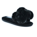 Black - Close up - Lunar Womens-Ladies Octavia Slippers