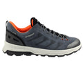 Blue - Back - Grisport Unisex Adult Renegade Leather Waterproof Walking Shoes