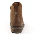 Tan - Back - Lunar Womens-Ladies Roxie II Ankle Boots