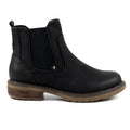 Black - Side - Lunar Womens-Ladies Roxie II Ankle Boots