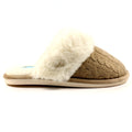 Beige - Lifestyle - Lunar Womens-Ladies Nika Slippers