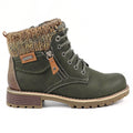 Olive - Lifestyle - Lunar Womens-Ladies Millie Waterproof Ankle Boots