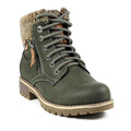 Olive - Front - Lunar Womens-Ladies Millie Waterproof Ankle Boots