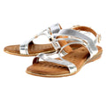 Silver - Front - Lunar Womens-Ladies Danby Sandals