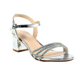 Silver - Front - Lunar Womens-Ladies Amie Sandals