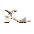 Silver - Back - Lunar Womens-Ladies Amie Sandals