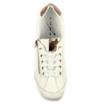 White - Side - Lunar Womens-Ladies Tori Trainers