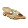 Gold - Front - Lunar Womens-Ladies Bindi Sandals