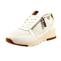 White - Pack Shot - Lunar Womens-Ladies Verona III Suede Trainers