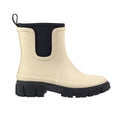 Cream - Side - Lazy Dogz Womens-Ladies Lake Ankle Wellington Boots