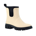 Cream - Front - Lazy Dogz Womens-Ladies Lake Ankle Wellington Boots