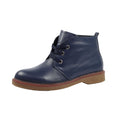 Navy - Lifestyle - Lunar Womens-Ladies Claire II Leather Ankle Boots