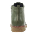 Green - Back - Lunar Womens-Ladies Claire II Leather Ankle Boots