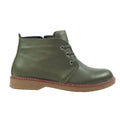 Green - Side - Lunar Womens-Ladies Claire II Leather Ankle Boots