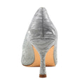 Silver - Back - Lunar Womens-Ladies Jada Court Shoes