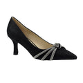 Black - Front - Lunar Womens-Ladies Kalina Court Shoes