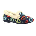 Navy - Lifestyle - Lunar Womens-Ladies Truffle Slippers