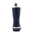 Navy - Back - Lazy Dogz Childrens-Kids Pepper Wellington Boots