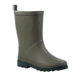 Green - Front - Lazy Dogz Childrens-Kids Pepper Wellington Boots