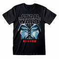 Black - Front - Star Wars Unisex Adult Manga Vader T-Shirt