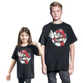 Black - Side - Super Mario Childrens-Kids Its A Me Mario T-Shirt