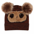 Brown - Front - Star Wars Unisex Adult Wicket W. Warrick Face Beanie