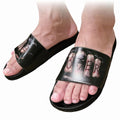 Black - Side - Spiral Unisex Adult Game Over Sliders