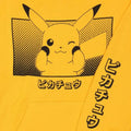 Yellow - Lifestyle - Pokemon Unisex Adult Katakana Pikachu Hoodie