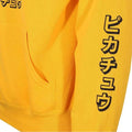 Yellow - Pack Shot - Pokemon Unisex Adult Katakana Pikachu Hoodie