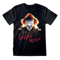 Black-Red - Front - IT Chapter Two Unisex Adult Come Back And Play T-Shirt