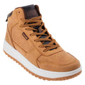 Camel - Front - Iguana Mens Karson Mid Cut Walking Boots