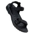 Black - Close up - Elbrus Mens Wideres Sandals